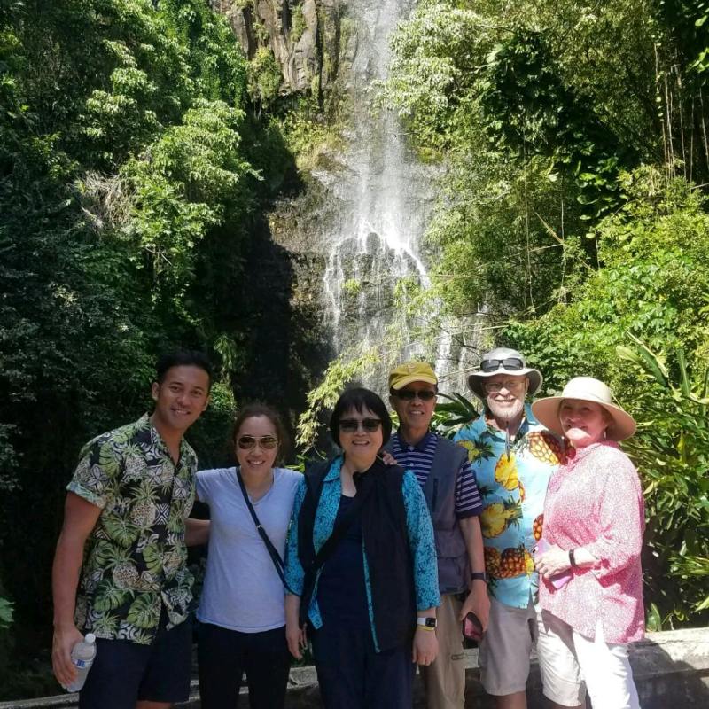 a group of people posing for the camera