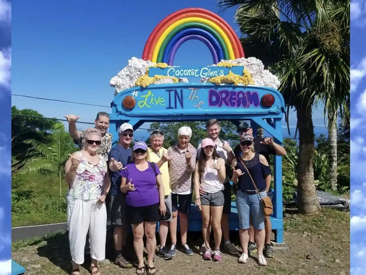 a group of people posing for a picture